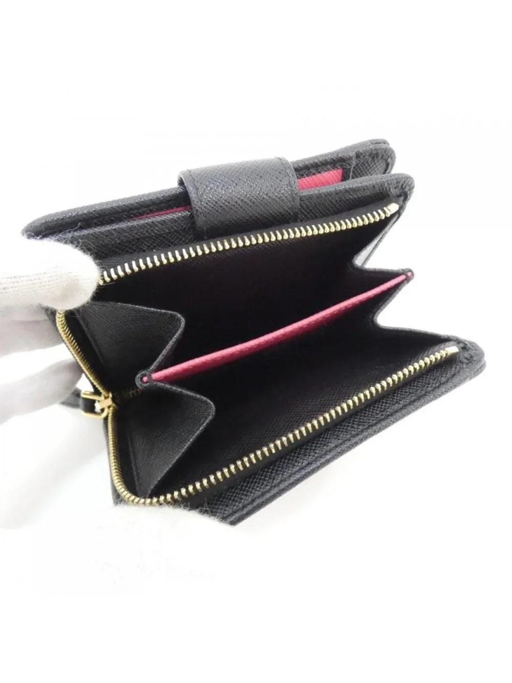 Prada Wallet Gold